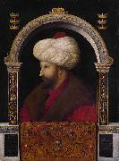 Gentile Bellini Portrait of Mehmed II by Venetian artist Gentile Bellini oil painting reproduction